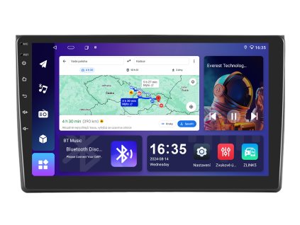 ISUDAR 1 autorádio T68B s Android 13 pro Audi A4, CarPlay, AndroidAuto, bluetooth handsfree s GPS modulem, navigací, DAB a dotykovou obrazovkou evtech.cz