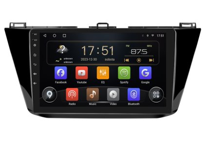 ISUDAR autorádio T72 s Android 13 pro Volkswagen Tiguan, CarPlay, AndroidAuto, bluetooth handsfree s GPS modulem, navigací, DAB a dotykovou obrazovkou evtech.cz