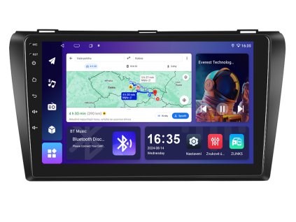 ISUDAR 1 autorádio T68BM UN06 s Android pro Mazda 3, CarPlay, AndroidAuto s GPS modulem a dotykovou obrazovkou evtech.cz