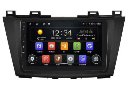 ISUDAR autorádio T72 s Android 13 pro Škoda Mazda 5, CarPlay, AndroidAuto a dotykovou obrazovkou evtech.cz