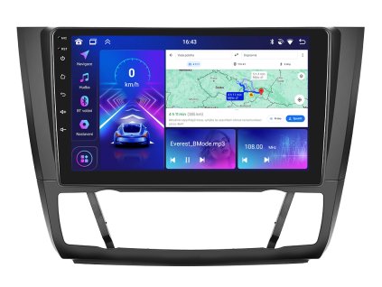 2DIN autorádio s Android pro BMW 1 Series Série E81 E82 E87 E88, CarPlay, AndroidAuto, bluetooth handsfree s GPS modulem, navigací, DAB a  evtech.cz