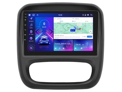 2DIN autorádio Bmode pro Opel Vivaro a Renault Trafic s CarPlay a AndroidAuto GPS - evtech.cz