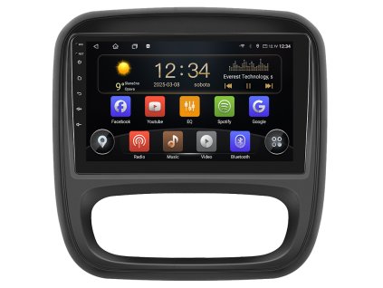 ISUDAR autorádio T72 s Android 13 pro Renault Trafic, Opel Vivaro, CarPlay, AndroidAuto a dotykovou obrazovkou evtech.cz