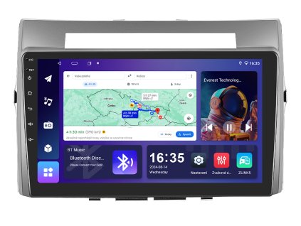 ISUDAR 1 autorádio T68B s Android 13 pro Toyota Corolla Verso, CarPlay, AndroidAuto, bluetooth handsfree s GPS modulem, navigací, DAB a dotykovou obrazovkou evtech.cz