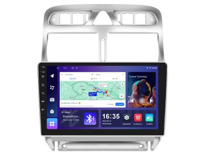 2DIN autorádio s a Android pro Peugeot 307, Citroen, CarPlay, bluetooth handsfree s GPS modulem, navigací, DAB a dotykovou obrazovkou evtech.cz