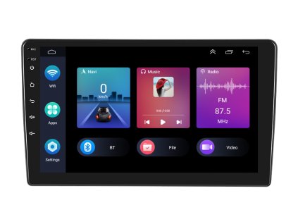 2DIN autorádio A3018 s Android 13 pro Ford Focus, C Max, S max, Fusion, Transi, CarPlay, AndroidAuto, bluetooth handsfree s GPS modulem, navigací, DAB a dotykovou obrazovkou evtech.cz