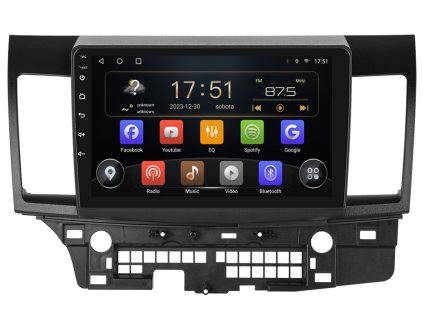 ISUDAR autorádio T72 s Android 13 pro Mitsubishi Lancer, CarPlay, AndroidAuto, bluetooth handsfree s GPS modulem, navigací, DAB a dotykovou obrazovkou evtech.cz