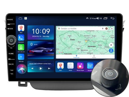 EVEREST 1 autorádio s Android pro Hyundai I30, CarPlay, AndroidAuto, bluetooth handsfree s GPS modulem, navigací, DAB a LCD IPS dotykovou obrazovkou evtech.cz