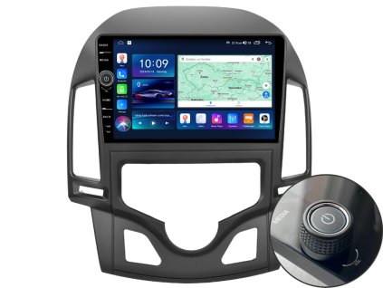 EVEREST 1 autorádio s Android pro Hyundai I30, CarPlay, AndroidAuto, bluetooth handsfree s GPS modulem, navigací, DAB a LCD IPS dotykovou obrazovkou evtech.cz