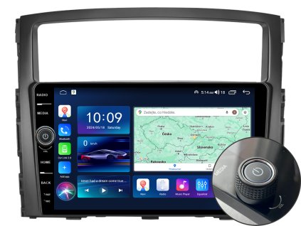 EVEREST 1 autorádio s Android pro Mitsubishi Lancer, CarPlay, AndroidAuto, bluetooth handsfree s GPS modulem, navigací, DAB a LCD IPS dotykovou obrazovkou evtech.cz