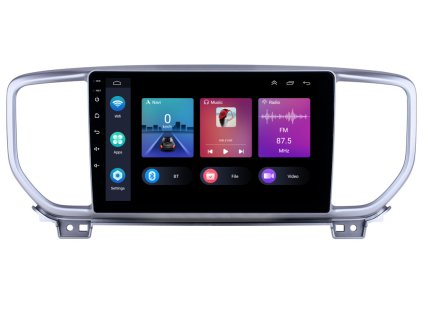 2DIN autorádio A3018 s Android 13 pro Kia Sportage, CarPlay, AndroidAuto, bluetooth handsfree s GPS modulem, navigací, DAB a dotykovou obrazovkou evtech.cz