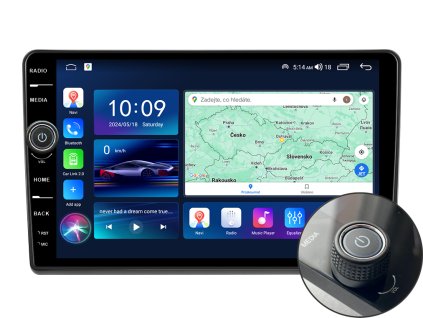 EVEREST_1 autorádio s Android pro Citroën Jumper, Fiat Ducato, Peugeot Boxer, CarPlay, AndroidAuto, bluetooth handsfree s GPS modulem, navigací, DAB a LCD IPS dotykovou obrazovkou evtech.cz