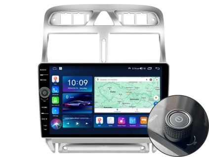 EVEREST 1 autorádio s Android 12 pro Peugeot 307, Citroen, Opel, CarPlay, AndroidAuto, bluetooth handsfree evtech.cz