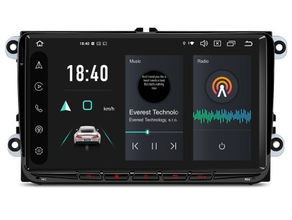 Xtrons autorádio PX94MTVL s Android pro Škoda, VW, Volkswagen, Seat, Audi, 1, CarPlay, AndroidAuto, bluetooth handsfree s GPS modulem, navigací, DAB a LCD dotykovou obrazovkou evtech.cz