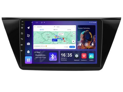 ISUDAR 1 autorádio T68B s Android 13 pro Volkswagen Touran II, CarPlay, AndroidAuto, bluetooth handsfree s GPS modulem, navigací, DAB a dotykovou obrazovkou evtech.cz