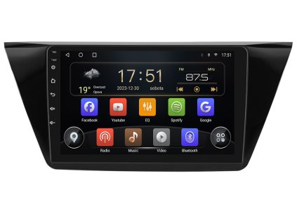 ISUDAR autorádio T72 s Android 13 pro Volkswagen Touran II, CarPlay, AndroidAuto, bluetooth handsfree s GPS modulem, navigací, DAB a dotykovou obrazovkou evtech.cz