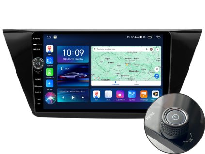 EVEREST 1 autorádio s Android pro Volkswagen Touran II, MK2, CarPlay, AndroidAuto, bluetooth handsfree s GPS modulem, navigací, DAB a LCD IPS dotykovou obrazovkou evtech.cz
