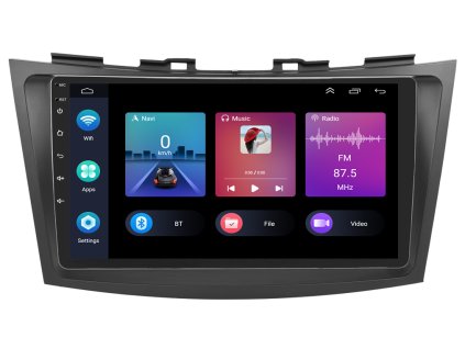 2DIN autorádio A3018 s Android 13 pro Suzuki Swift, CarPlay, AndroidAuto, bluetooth handsfree s GPS modulem, navigací, DAB a dotykovou obrazovkou evtech.cz