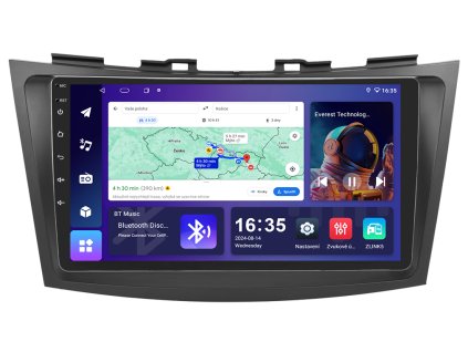 ISUDAR autorádio T68B s Android 13 pro Suzuki Swift, CarPlay, AndroidAuto, bluetooth handsfree s GPS modulem, navigací, DAB a dotykovou obrazovkou evtech.cz