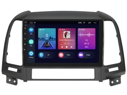 2DIN autorádio A3018 s Android 13 pro Hyundai Santa Fe 6 12, CarPlay, AndroidAuto a dotykovou obrazovkou evtech.cz
