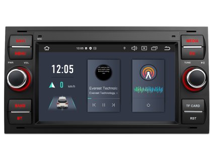 Xtrons autorádio PX74QSFBL s Android pro Ford Focus, S-Max, Mondeo, Galaxy II, CarPlay, AndroidAuto, bluetooth handsfree s GPS modulem, navigací, DAB a LCD IPS dotykovou obrazovkou evtech.cz
