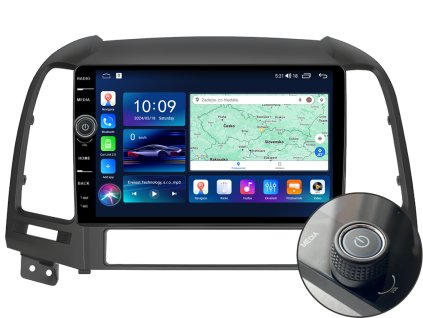 EVEREST 1 autorádio s Android 12 pro Hyundai Santa Fe 6 12, CarPlay, AndroidAuto a LCD IPS dotykovou obrazovkou evtech.cz