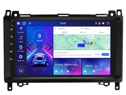 Bmode autorádio s Android 13 pro Mercedes Viano, Vito, Třída A, B, V, Sprinter, CarPlay, AndroidAuto a LCD dotykovou obrazovkou evtech.cz