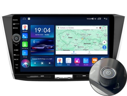 EVEREST autorádio s Android pro Volkswagen Passat B8, CarPlay, AndroidAuto a LCD IPS dotykovou obrazovkou evtech.cz