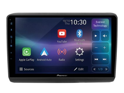 Pioneer autorádio SPH PF97BT pro Citroën Jumper, Fiat Ducato, Peugeot Boxer, CarPlay, AndroidAuto a dotykovou obrazovkou everest technology, evtech.cz