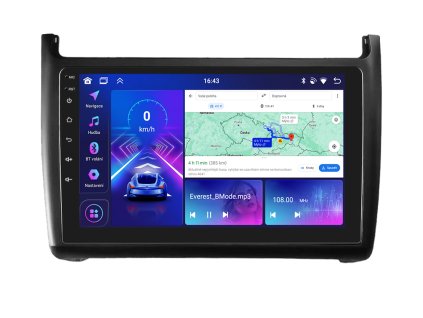Bmode autorádio s Android 13 pro Volkswagen Polo, CarPlay, AndroidAuto, bluetooth handsfree s GPS modulem, navigací, DAB a LCD IPS dotykovou obrazovkou evtech.cz