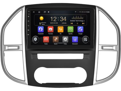 ISUDAR autorádio T72 s Android pro Mercedes Benz Vito W447 (2014 2021), CarPlay, AndroidAuto a dotykovou obrazovkou evtech.cz