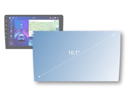 Everest antireflexní ochranné nano sklo FO04 10,1''