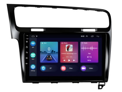 2DIN autorádio s Android A3019 pro Volkswagen Golf VII, Mk 7, CarPlay, AndroidAuto, CP, DAB a dotykovou obrazovkou evtech.cz