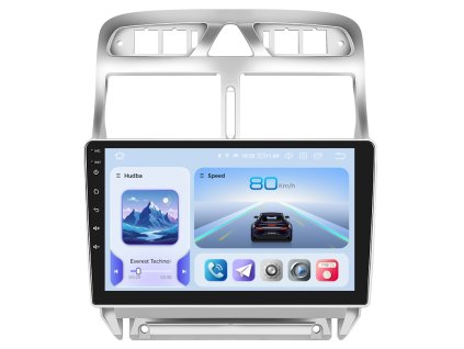 Xtrons autorádio IAP12 s Android 13 pro Peugeot 307, 6, AndroidAuto s dotykovou obrazovkou evtech.cz