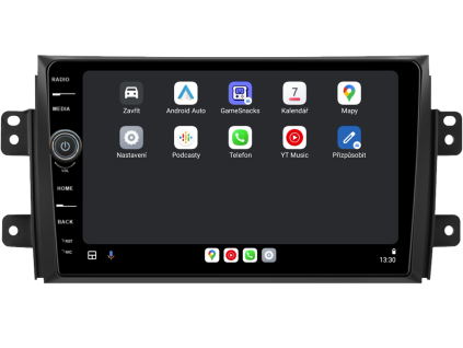 Everest autorádio s Android pro Suzuki SX4, (2006 2013), 1, CarPlay, AndroidAuto s GPS modulem a dotykovou obrazovkou evtech.cz