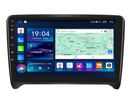 Everest EVT autorádio s Android pro Audi TT, 1, AndroidAuto a dotykovou obrazovkou evtech.cz