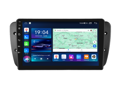 Everest EVT autorádio s Android 13 pro Seat Ibiza, Volkswagen, 1, CarPlay, AndroidAuto a dotykovou obrazovkou evtech.cz