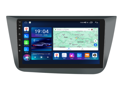 Everest EVT autorádio s Android 13 pro Seat Altea, Volkswagen, 1, CarPlay, AndroidAuto a dotykovou obrazovkou evtech.cz