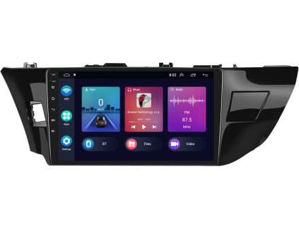 2DIN autorádio s Android pro Toyota Corolla 2014 2016, CarPlay, AndroidAuto s GPS modulem a dotykovou obrazovkou evtech.cz