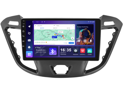 Isudar T68 autorádio s Android pro Ford Transit Custom, 1, CarPlay, AndroidAuto s GPS modulem a dotykovou obrazovkou evtech.cz