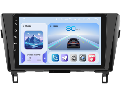 Xtrons IQP autorádio s Android pro Nisan Qashqai 2 14 18, 1, CarPlay, AndroidAuto s GPS modulem a dotykovou obrazovkou evtech.cz