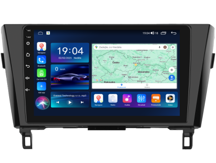 Everest EVT autorádio s Android pro Nisan Qashqai 2 14 18, 1, CarPlay, AndroidAuto s GPS modulem a dotykovou obrazovkou evtech.cz