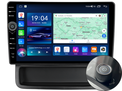 Everest EVE+EVT autorádio s Android pro Renault Trafic II Opel Vivaro, 1, CarPlay, AndroidAuto s GPS modulem a dotykovou obrazovkou evtech.cz