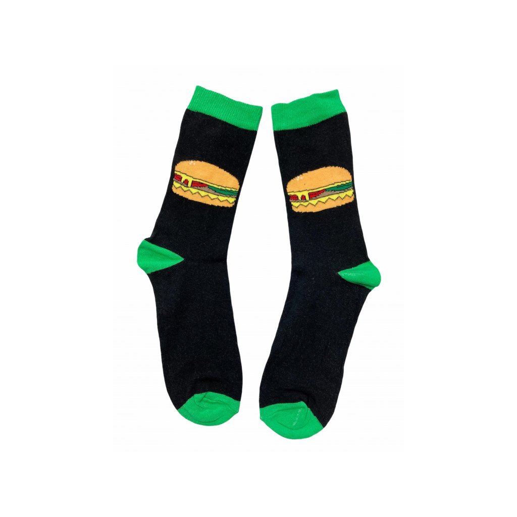 Vysoké ponožky hamburger velikost 35 - 38