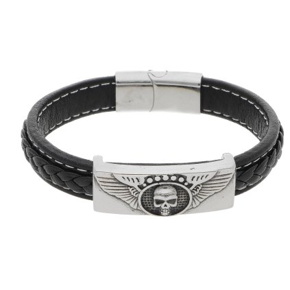 Kožený náramek Harley Davidson KD126  + dárkové balení