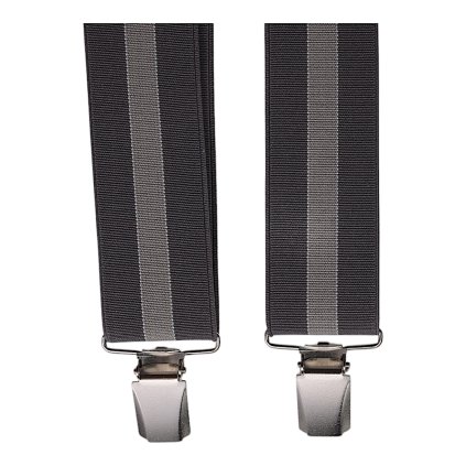 Kšandy pánské,  šedé pruhované MB2049