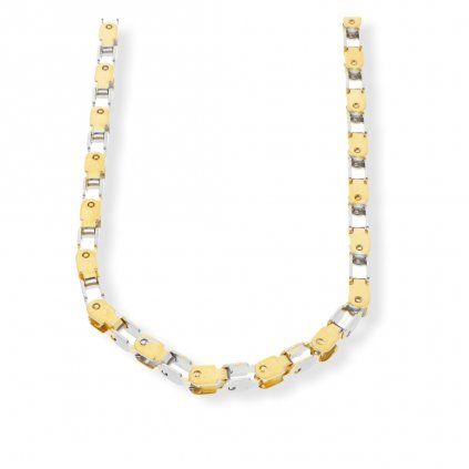 Ocelový řetízek bicolor  + dárkové balení