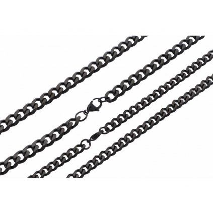 Ocelový řetízek Black