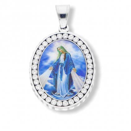 Přívěsek Madonka s krystalky 15  + dárkové balení