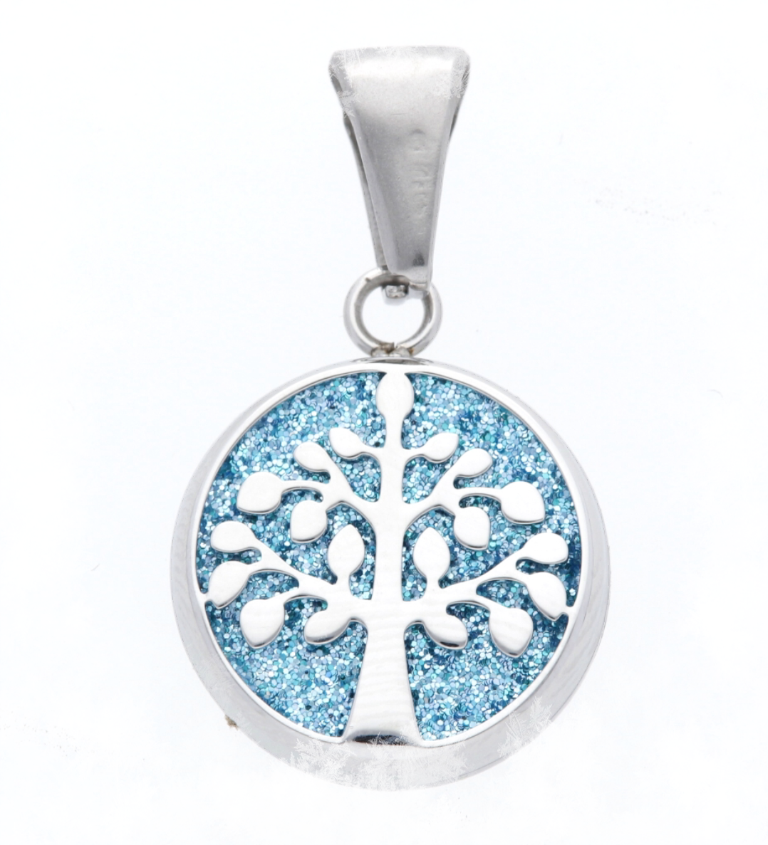 Ewena Přívěskem strom života se zirkony modrá + dárkové balení